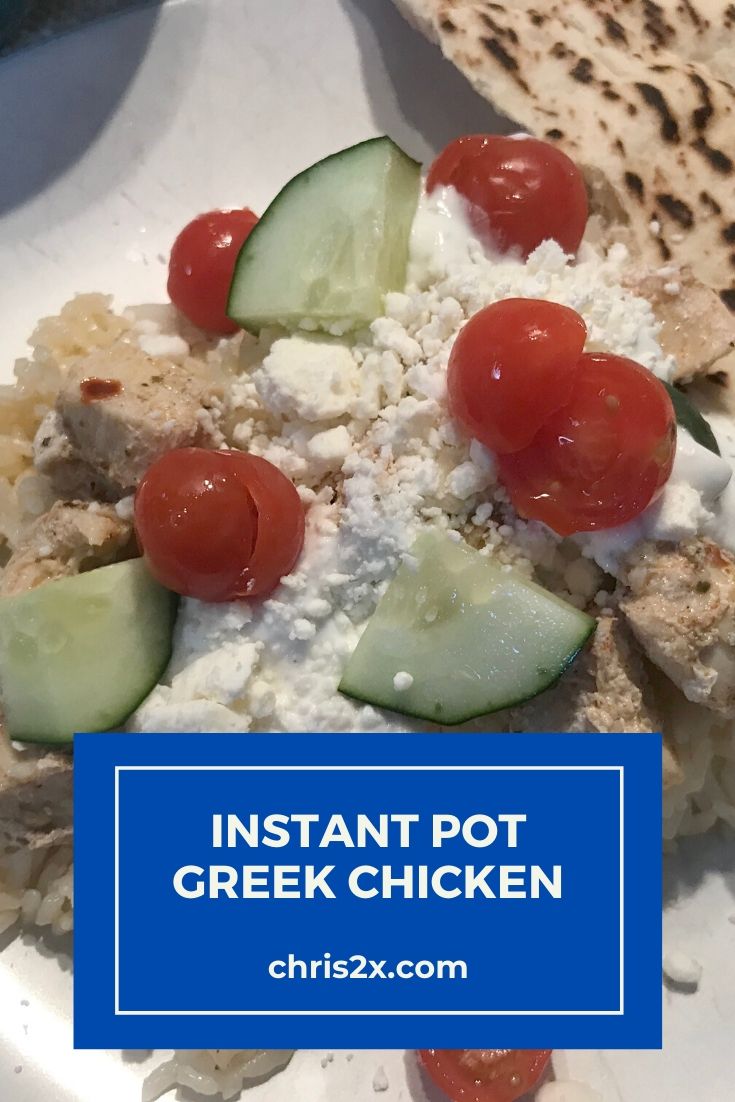Recipe - Instant Pot Greek Chicken - One of our favorite main courses #rice #chicken #garlic #feta #main-course  #recipe